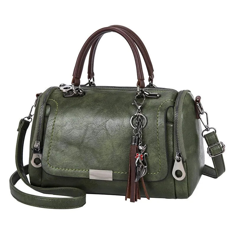 Bolsa de Couro Feminina - CrossBody - Fazio