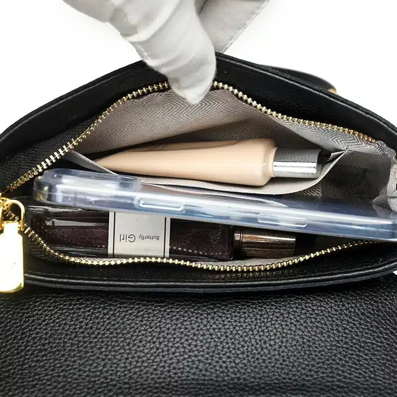 Bolsa Tiracolo de Couro - Wallet - Fazio