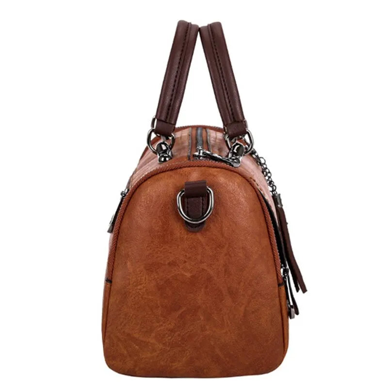 Bolsa de Couro Feminina - CrossBody - Fazio