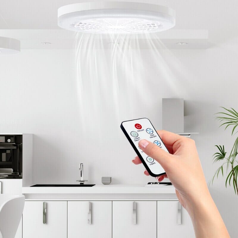 Ventilador de Teto com Luzes de Led + Brinde Exclusivo - Fazio