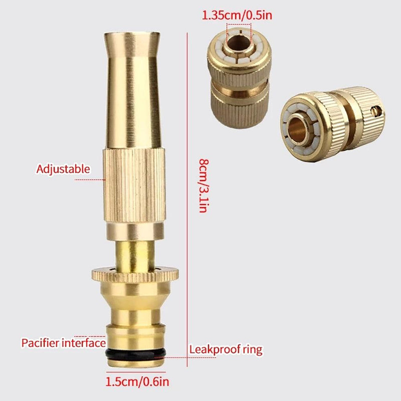 Bocal de Mangueira de Alta Pressão em Aço Inox + Conector de Brinde! - Fazio