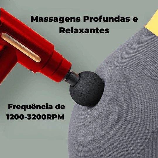 [Compre 1 e Leve 2] Pistola Massageadora Profissional + Fone de Ouvido Bluetooth Lenovo - Fazio