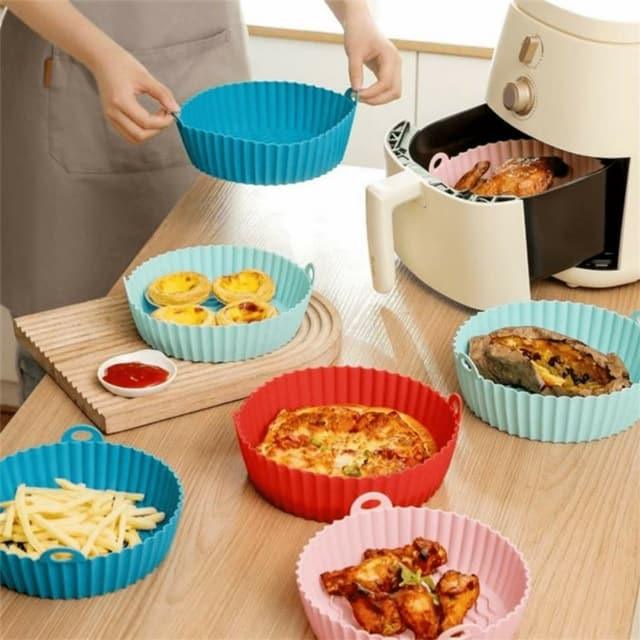 Forma de Silicone Para AirFryer | Compre o Kit Com 6 Formas [ESTOQUE PRESTES A ACABAR] - Fazio